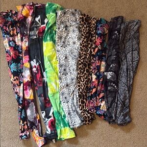 Colorful Patterned Leggings Set